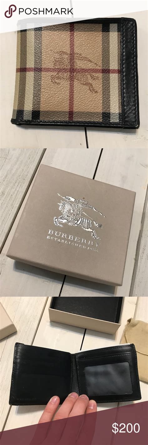 burberry mens wallet discount|burberry wallet men's vintage.